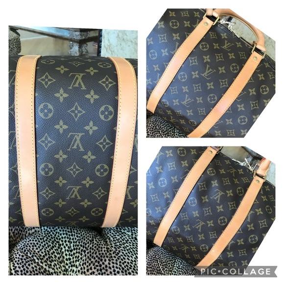 Exquisite Louis Vuitton Keepall Bandoliere 55 Travel Bag Suitcase Carry On - Picture 11 of 17